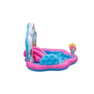 Bestway Speelzwembad | Bestway | Playcenter | 221 x 193 x 140 cm (Met glijbaan, sproeiboog en ballensorteerwand) 7035061193 K170112235 - 4