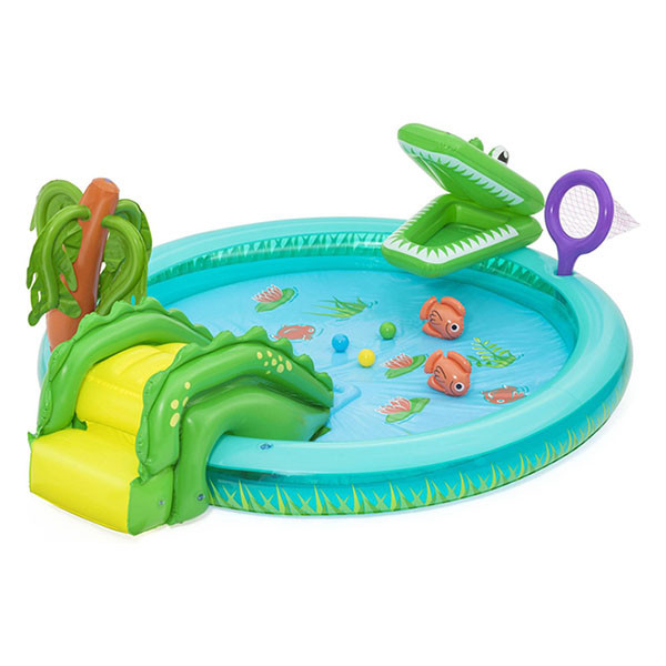 Bestway Speelzwembad | Bestway | Playcenter | 224 x 181 x 72 cm (Met glijbaan en sproeier) 7035063087 K170112225 - 1