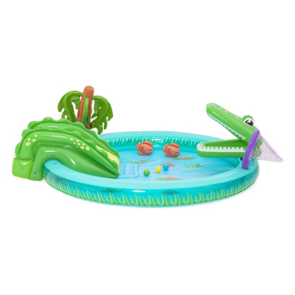 Bestway Speelzwembad | Bestway | Playcenter | 224 x 181 x 72 cm (Met glijbaan en sproeier) 7035063087 K170112225 - 7