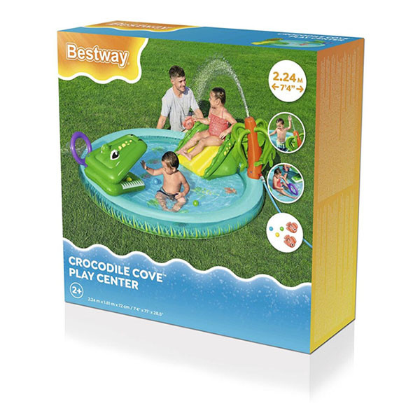 Bestway Speelzwembad | Bestway | Playcenter | 224 x 181 x 72 cm (Met glijbaan en sproeier) 7035063087 K170112225 - 8