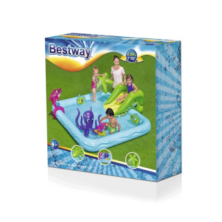 Bestway Speelzwembad | Bestway | Playcenter | 239 x 206 x 86 cm (Met glijbaan  en sproeier) 70.350.63.035 K170111849 - 5