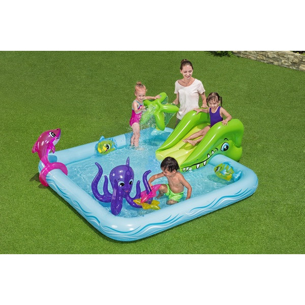 Bestway Speelzwembad | Bestway | Playcenter | 239 x 206 x 86 cm (Met glijbaan  en sproeier) 70.350.63.035 K170111849 - 3