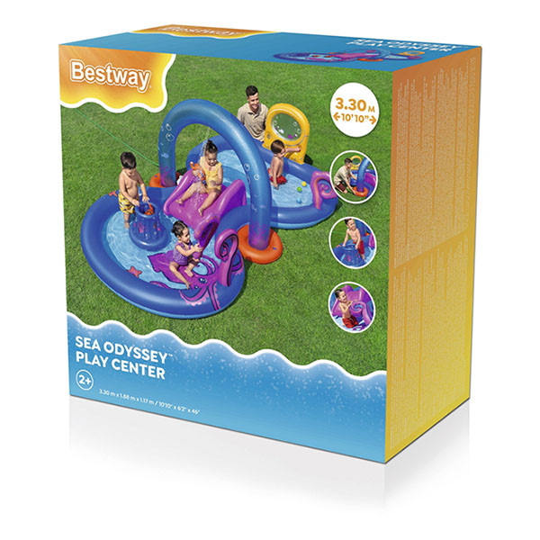 Bestway Speelzwembad | Bestway | Playcenter | 330 x 188 x 117 cm (Met glijbaan, sproeier en accessoires) 7035063088 K170112224 - 5