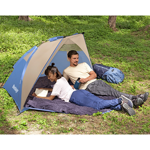Bestway Strandtent | Bestway | 2 personen | 200 x 100 x 100 (UV bescherming, Blauw) 7075029034 K170112215 - 4