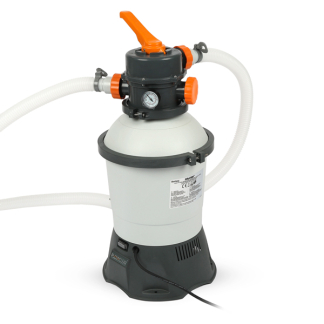 Bestway Zandfilterpomp | Bestway | 3.0 m³/u (Geschikt voor 1100 tot 16.000 liter, Manometer, Chloordispenser, Filterbolletjes) 15958634BES K170115850 - 2