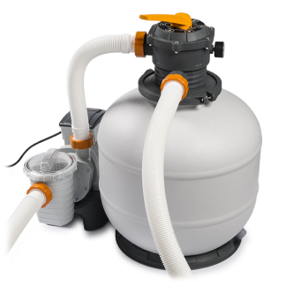 Bestway Zandfilterpomp | Bestway | 7.5 m³/u (Geschikt voor 1100 tot 54.500 liter, Manometer, Chloordispenser, Timer) 15958499BES K170115229 - 1