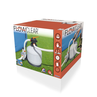 Bestway Zandfilterpomp | Bestway | 9.8 m³/u (Geschikt voor 1100 tot 66.600 liter, Manometer, Chloordispenser, Timer) 7025032066 K170115230 - 4