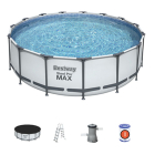 Bestway Zwembad | Bestway | Frame | Ø 427 x 122 cm (Incl. filterpomp, zwembadtrap en afdekhoes) 7020024019 K170106309 - 6