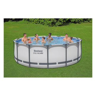 Bestway Zwembad | Bestway | Frame | Ø 427 x 122 cm (Incl. filterpomp, zwembadtrap en afdekhoes) 7020024185 K170106308 - 6