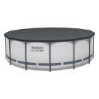 Bestway Zwembad | Bestway | Frame | Ø 427 x 122 cm (Incl. filterpomp, zwembadtrap en afdekhoes) 7020024185 K170106308 - 2