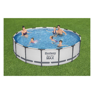Bestway Zwembad | Bestway | Frame | Ø 457 x 107 cm (Incl. filterpomp, zwembadtrap en afdekhoes) 7020024107 K170106306 - 4
