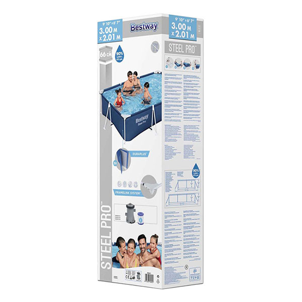 Bestway Zwembad | Bestway | Frame | 300 x 200 x 66 cm (Incl. filterpomp) 56411 K180107724 - 2