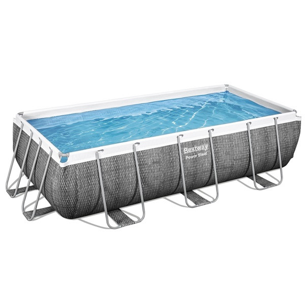 Bestway Zwembad | Bestway | Frame | 404 x 201 x 100 cm (Incl. chloordispenser en filterpomp, Rotan) 7020024161 K170115472 - 1