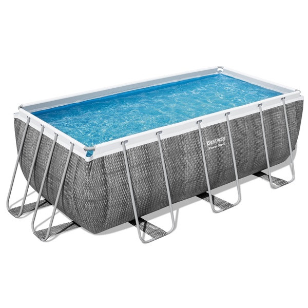 Bestway Zwembad | Bestway | Frame | 412 x 201 x 122 cm (Incl. chloordispenser en filterpomp, Rotan) 7020024162 K170115473 - 1