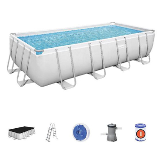 Bestway Zwembad | Bestway | Frame | 488 x 244 x 122 cm (Incl. filterpomp, zwembadtrap, chloordispenser en afdekhoes) 7020024145 K170106310 - 3