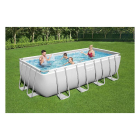 Bestway Zwembad | Bestway | Frame | 488 x 244 x 122 cm (Incl. filterpomp, zwembadtrap, chloordispenser en afdekhoes) 7020024145 K170106310 - 7