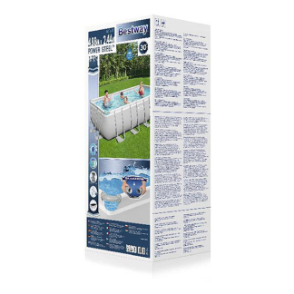Bestway Zwembad | Bestway | Frame | 488 x 244 x 122 cm (Incl. filterpomp, zwembadtrap, chloordispenser en afdekhoes) 7020024145 K170106310 - 4