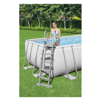 Bestway Zwembad | Bestway | Frame | 640 x 274 x 132 cm (Incl. filterpomp, zwembadtrap, chloordispenser en afdekhoes) 7020024181 K170106312 - 7