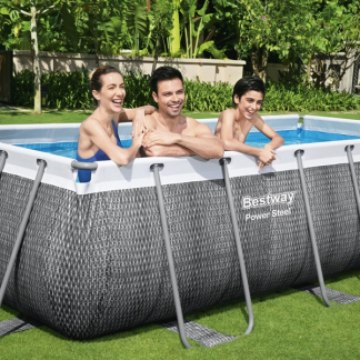 Bestway Zwembad | Bestway | Frame (404 x 201 x 100 cm, Incl. chloordispenser, Rotan) 7020024161 K170115472 - 3