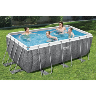 Bestway Zwembad | Bestway | Frame (412 x 201 x 122 cm, Incl. chloordispenser, Rotan) 7020024162 K170115473 - 3