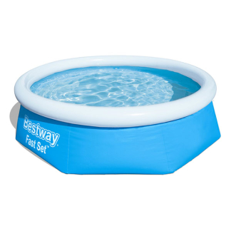 Bestway Zwembad | Bestway | Inclusief filterpomp (Opblaasbaar, Ø 244 cm x 66 cm) SBE00007 K170111814 - 2