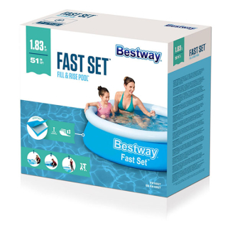 Bestway Zwembad | Bestway | Opblaasbaar (Ø 183 cm x 51 cm) SBE00132 K170111813 - 2