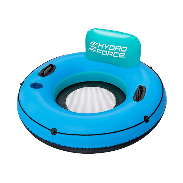 Bestway Zwemband | Bestway | Hydro Force | Ø 106 cm (Met bekerhouder, handvaten, rugsteun en netbodem) 43108 K180107793 - 1