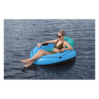 Bestway Zwemband | Bestway | Hydro Force | Ø 106 cm (Met bekerhouder, handvaten, rugsteun en netbodem) 43108 K180107793 - 3