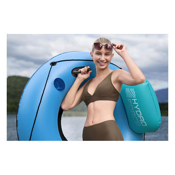 Bestway Zwemband | Bestway | Hydro Force | Ø 106 cm (Met bekerhouder, handvaten, rugsteun en netbodem) 43108 K180107793 - 5