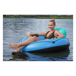 Bestway Zwemband | Bestway | Hydro Force | Ø 106 cm (Met bekerhouder, handvaten, rugsteun en netbodem) 43108 K180107793 - 6