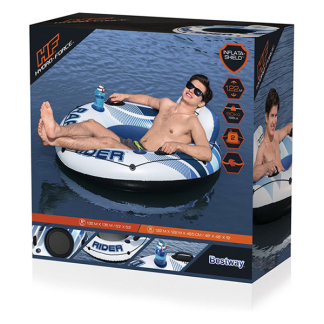 Bestway Zwemband | Bestway | Hydro Force | Ø 122 cm (Met bekerhouders, handvaten, rugsteun en netbodem) 43116 K180107791 - 6