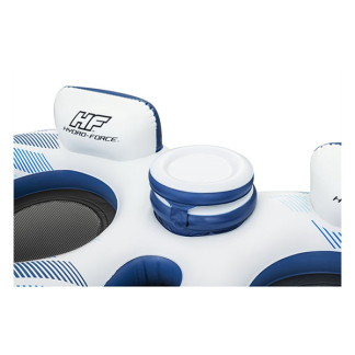 Bestway Zwemband | Bestway | Hydro Force | 240 x 122 cm (Met bekerhouders, handvaten, rugsteunen, netbodem en koeler) 43113 K180107792 - 4