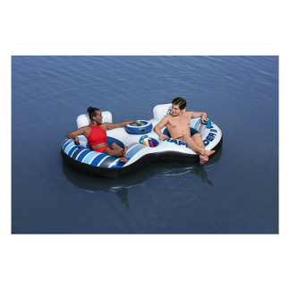 Bestway Zwemband | Bestway | Hydro Force | 240 x 122 cm (Met bekerhouders, handvaten, rugsteunen, netbodem en koeler) 43113 K180107792 - 7