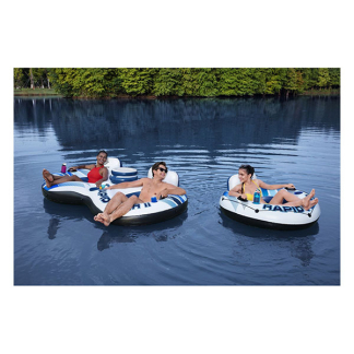 Bestway Zwemband | Bestway | Hydro Force | 240 x 122 cm (Met bekerhouders, handvaten, rugsteunen, netbodem en koeler) 43113 K180107792 - 8