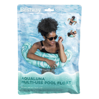 Bestway Zwemkussen | Bestway | 74 x 47 cm (Opblaasbaar, Blauw) 43961 K180107803 - 6