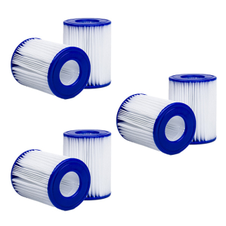 Bestway filter | Type II (6 stuks, Ø 10.6 x 13.6 cm)  V170115218 - 1