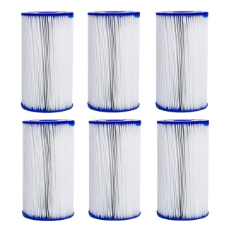 Bestway filter | Type IV (6 stuks, Ø 14.2 x 25.4 cm)  V170115220 - 1