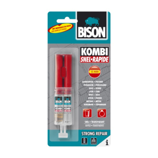 Bison 2 componenten lijm | Bison (Sneldrogend, Extra sterk, Overschilderbaar, 24 ml) 6305950 K100702622 - 