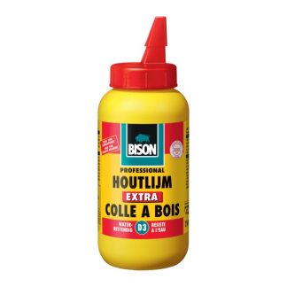 Bison Houtlijm | Bison | Wit (Waterbestendig, Binnen en Buiten, Overschilderbaar, D3, 250 gram) 1339050 K100702624 - 1