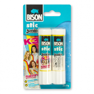 Bison Lijmstick | Bison Junior | 2 stuks (Uitwasbaar, 21 gram, K3) 6313319 K100702523 - 1