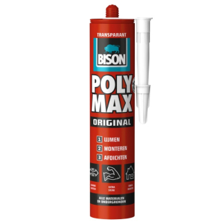 Bison Montagekit | Bison | Transparant (Original, Elastisch, 300 gram, Binnen/Buiten) 6306540 K100702613