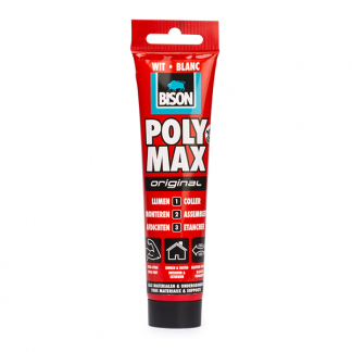Bison Poly Max kit | Bison | Wit (Original, 165 gram, Binnen/Buiten, Overschilderbaar) 6300466 K100702503 - 