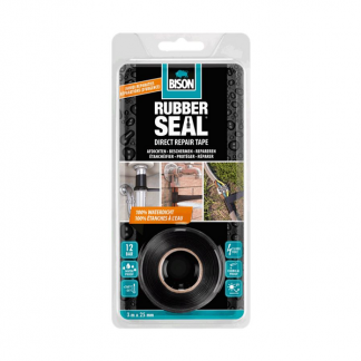 Bison Rubber seal | Bison | 3 meter (Waterdicht, Elastisch, Binnen/Buiten, 25 mm) 6313103 K100702515 - 1