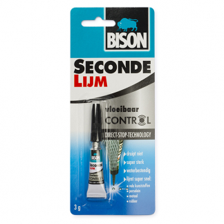 Bison Secondelijm | Bison | (Sneldrogend, Extra sterk, Waterbestendig, 3 g) 6311541 K100702511 - 1