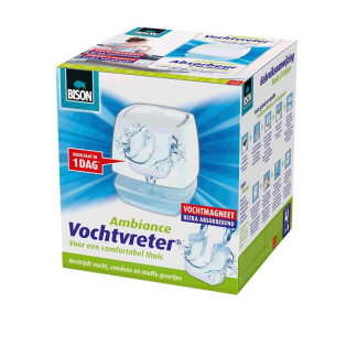 Bison Vochtvreter | Bison | Ambiance (Vochtmagneet, 450 gram, Ruimtes tot 45 m³, 0.5 liter) 6313256 K170101315 - 