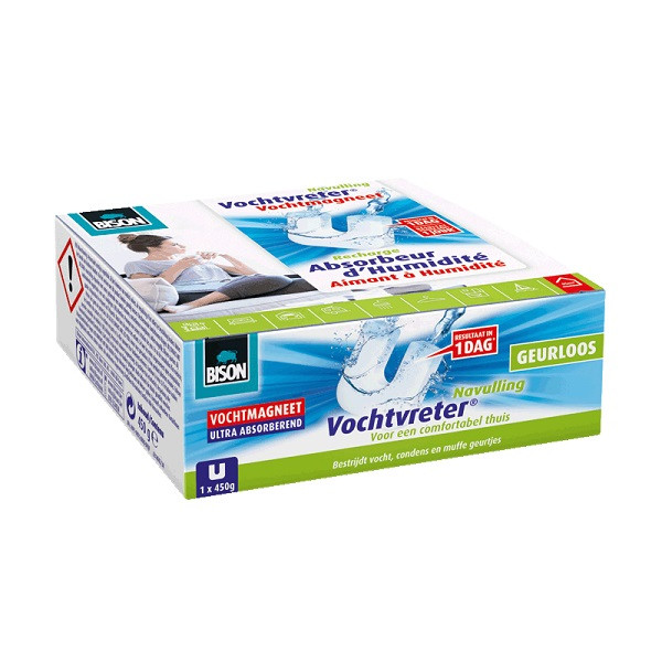 Bison Vochtvreter navulling | Bison | Magneet (Neutraal, 450 gram) 6314042 K170101317 - 1