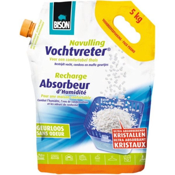 Bison Vochtvreter navulling | Bison | Navulzak (Neutraal, 5 kilo) 6313578 K170101375 - 1