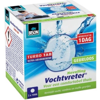 Bison Vochtvreter navulling | Bison | Tabs (Neutraal, 2 x 100 gram) 6313419 K170101368 - 