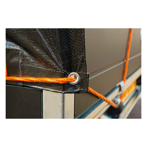 Black & Decker Afdekzeil | BLACK+DECKER | 1.6 x 2.5 meter (140 gr/m2m, Zwart, Waterdicht) 871125223593 K180107528 - 6