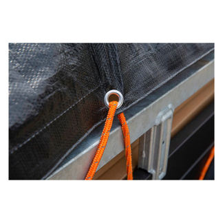 Black & Decker Afdekzeil | BLACK+DECKER | 1.6 x 2.5 meter (140 gr/m2m, Zwart, Waterdicht) 871125223593 K180107528 - 8